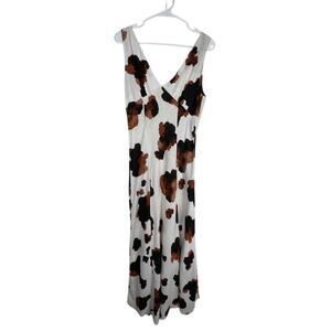 Paper Heart women's linen blend, sleeveless maxi dress.